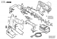 Bosch 0 601 933 303 Gbm 9,6 Vsp-3 Cordless Drill 9.6 V / Eu Spare Parts